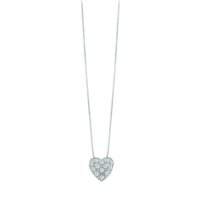 Halskette Bliss Dame BL I CUORI in Weißgold Diamante 0.10 Ct 20101355 - 20101355